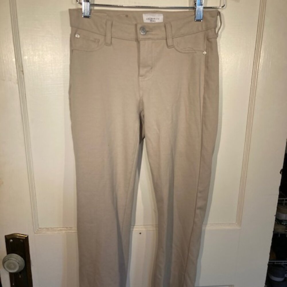 Celebrity Pink Khaki Pants Bootcut